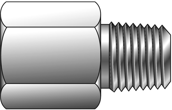 Female NPT to Male BSPT Adapter